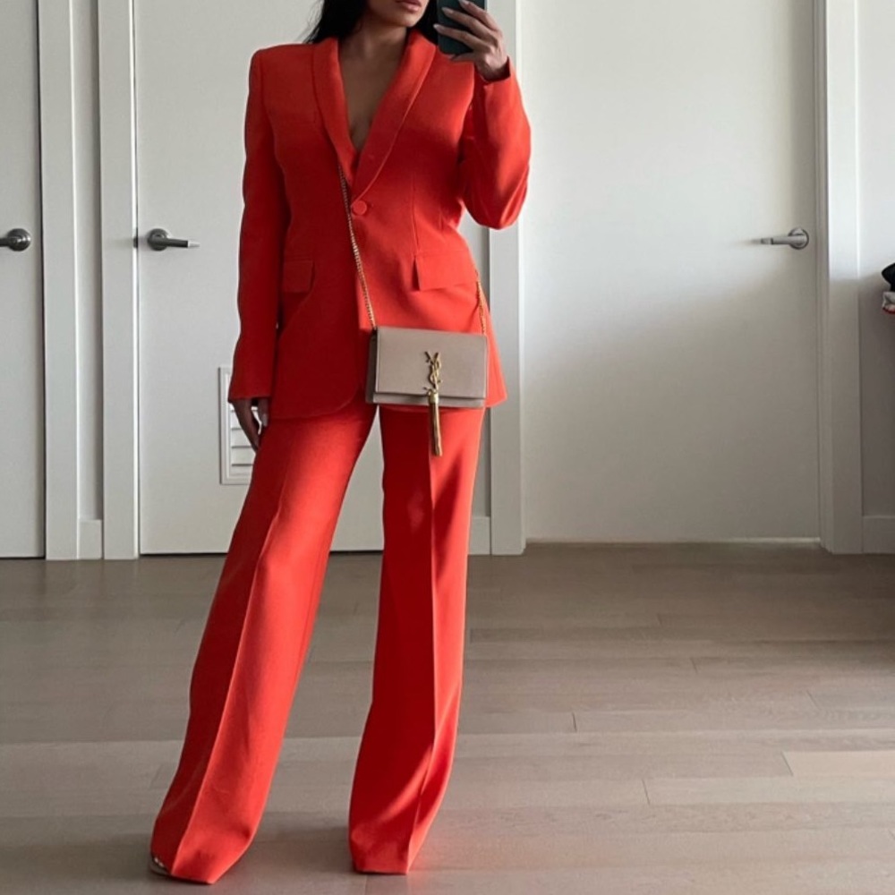 Coral Blazer & Pant set